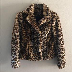 Bebe Leopard Jacket